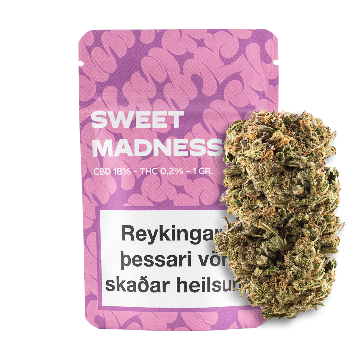 CBD Blóm Sweet Madness 1gr