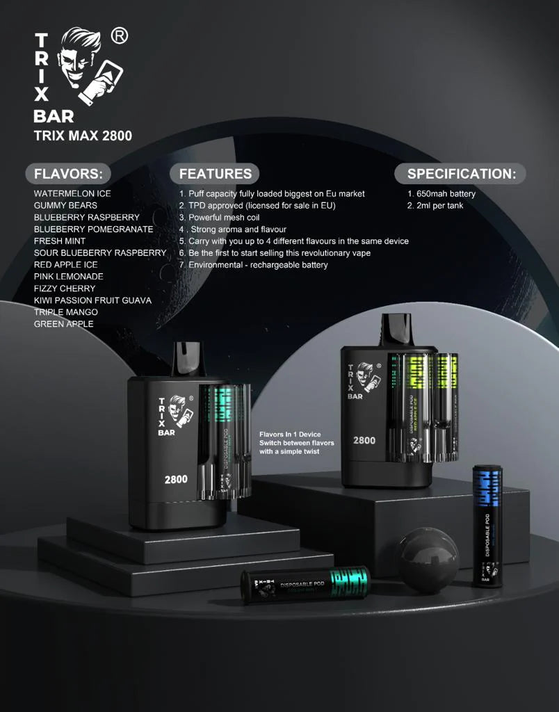 Trix Bar Max 2800p Kit