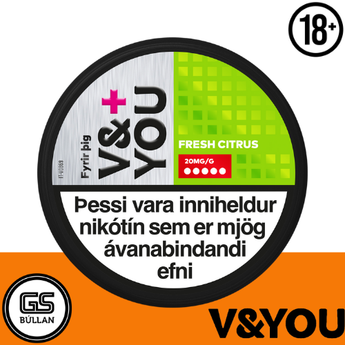 V&YOU Boost+ Frische Zitrusfrüchte