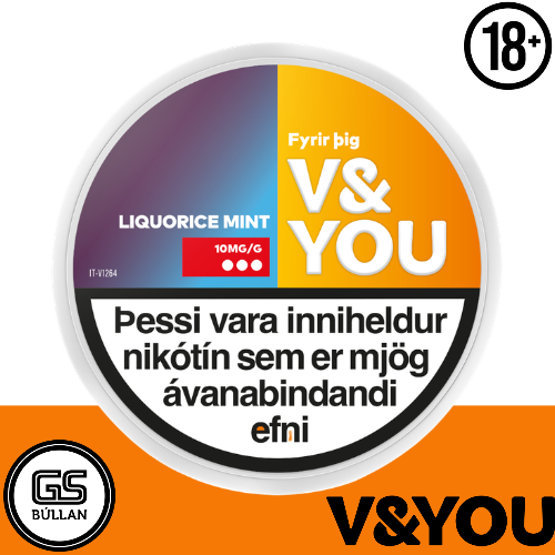 V&YOU Focus Liquorice Mint