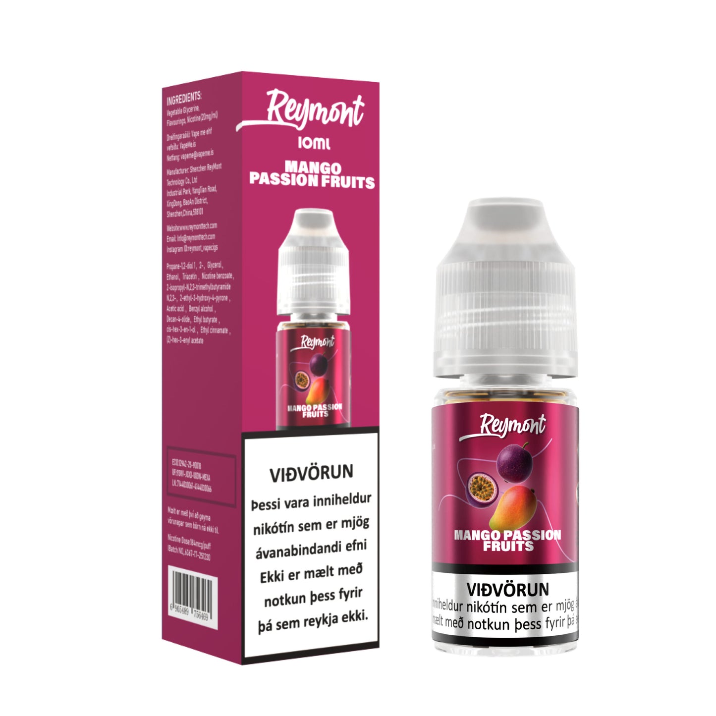 Reymont 10ml Salt Nikótín Vökvi