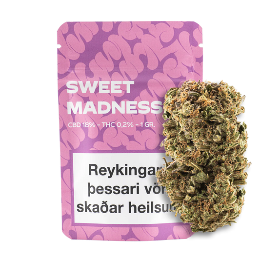 CBD Blóm Sweet Madness 1gr