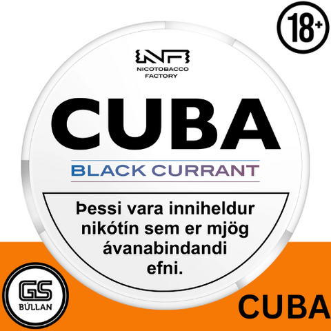 Cuba White - Black Currant