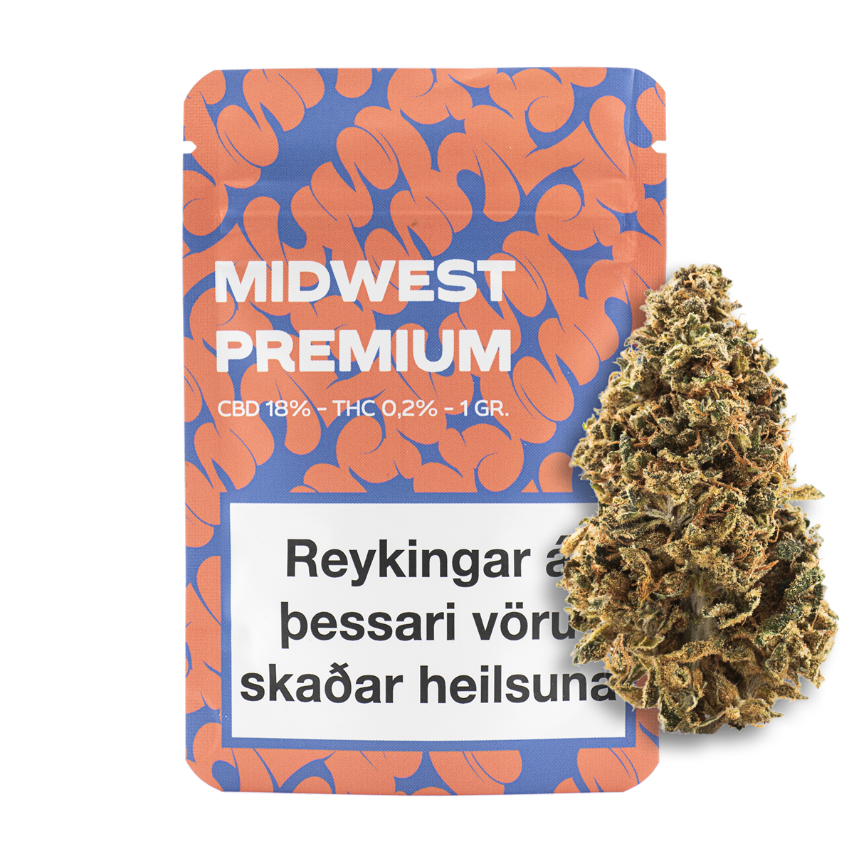 CBD Blóm Midwest 1gr